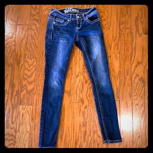 Size 1 dark wash skinny jeans